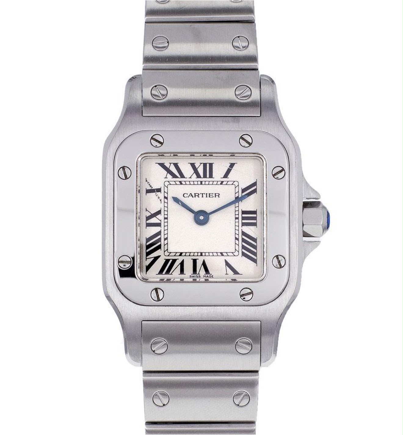 Cartier Santos Galbée Stainless Steel Watch