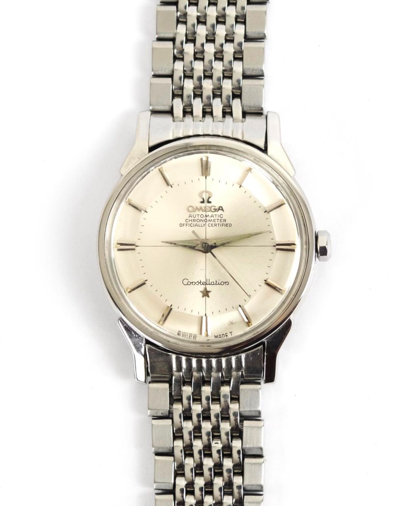 Omega Constellation Pie Pan 168.005 Stainless Steel Watch