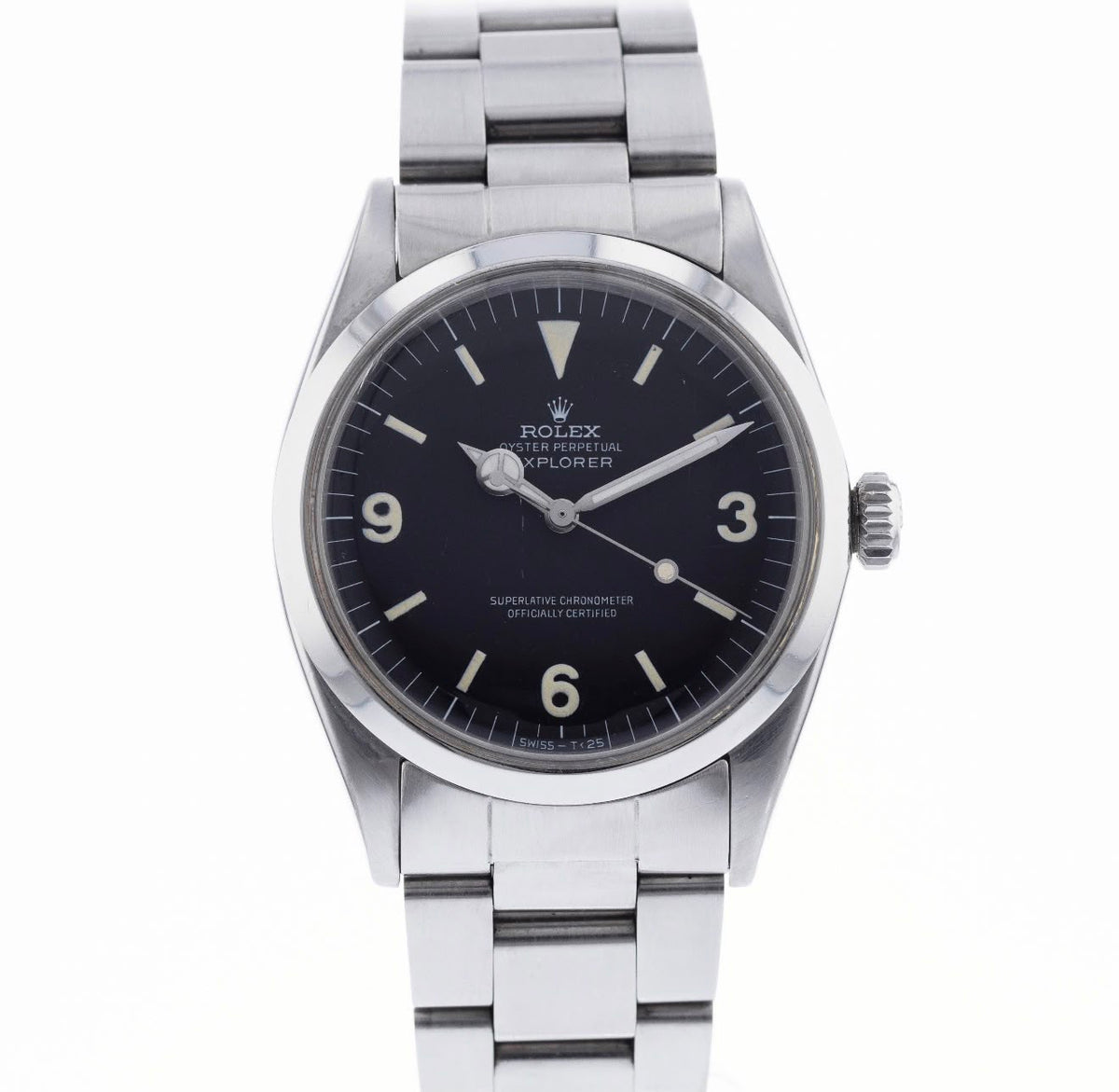 Vintage Rolex Explorer 1016 stainless steel watch