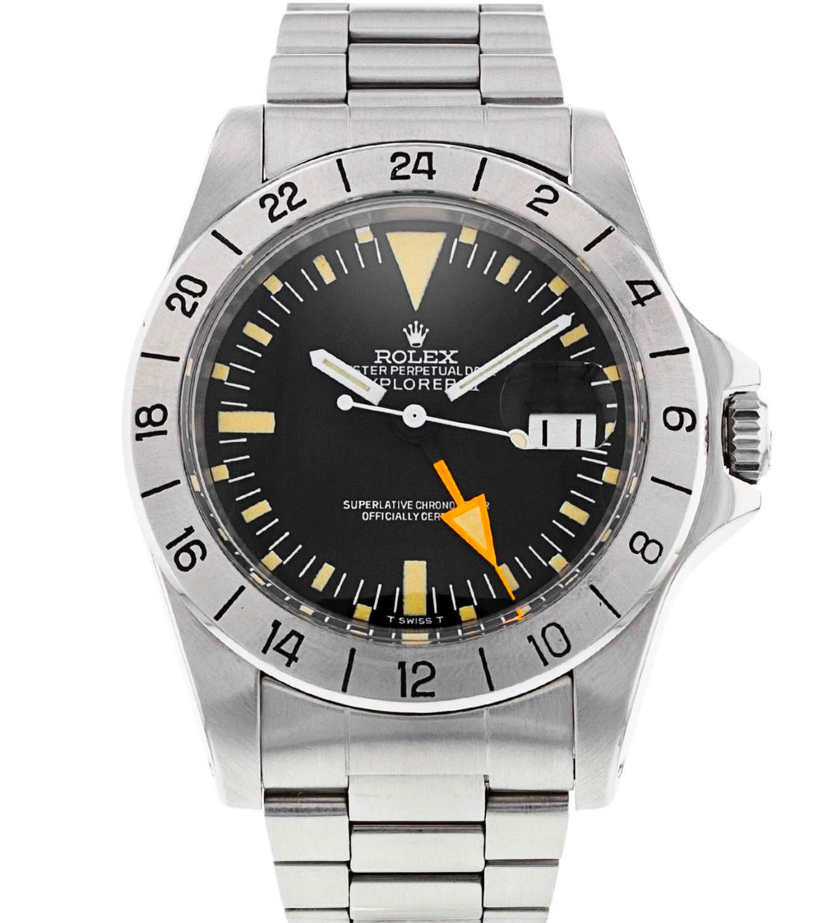 Vintage Rolex Explorer II 1655 stainless steel watch
