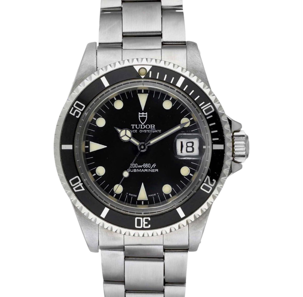 Vintage Tudor Submariner 79090 stainless steel dive watch