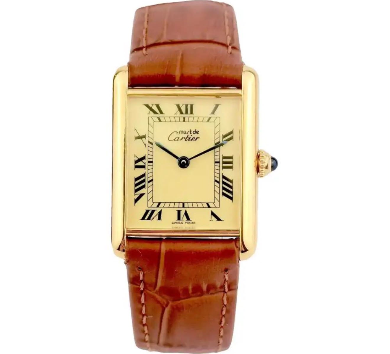Cartier Tank Must Vermeil Manual Wind Watch