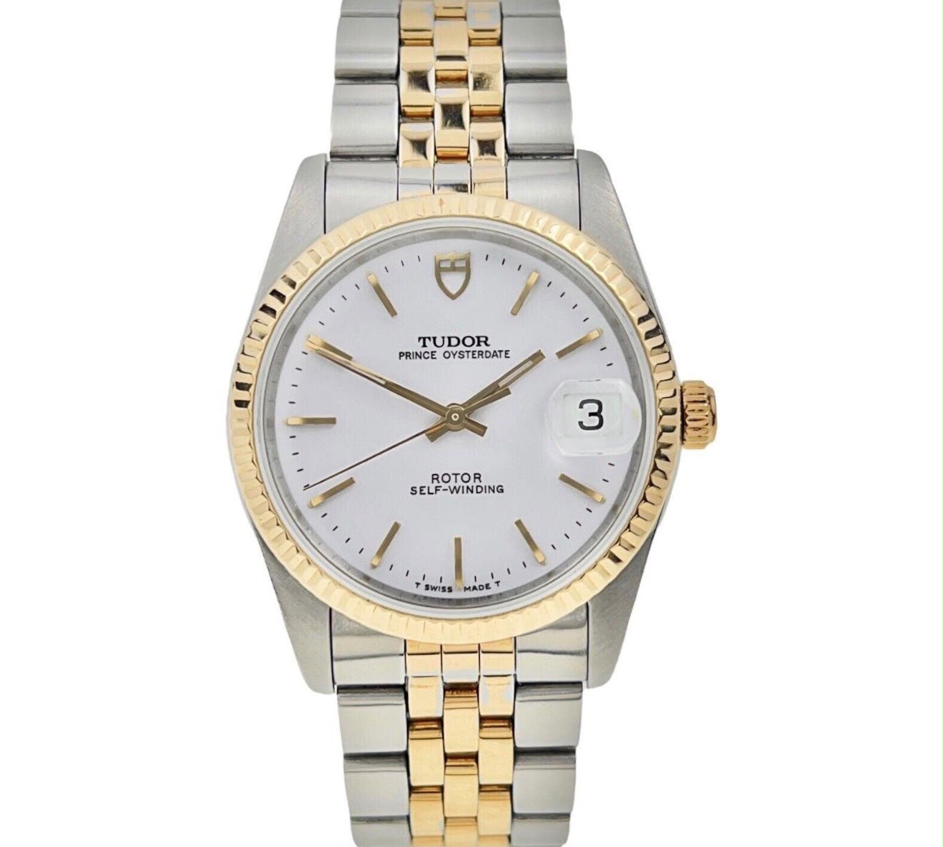 Tudor Prince Date 74033 Stainless Steel Watch